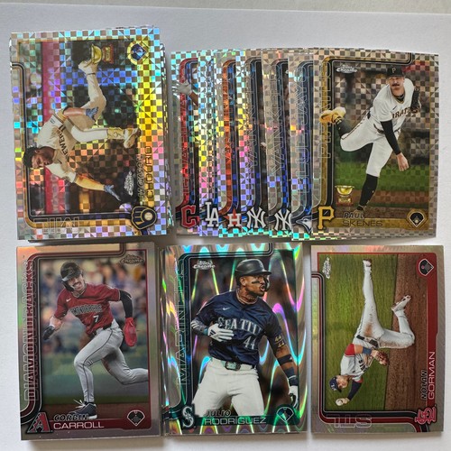 2025 topps chrome fractor - 2025, x-fractor